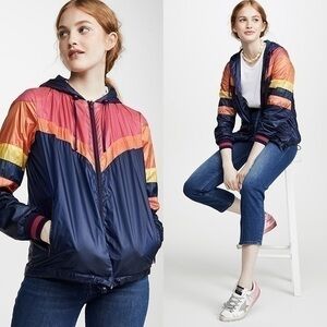 MOTHER The Triple Stripe Sport Breaker Jacket NWT